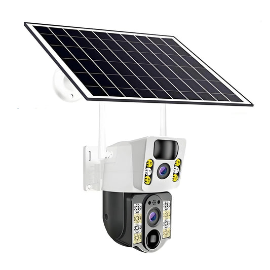 V40 4G 8MP solar Security Camera with 4G/WiFi Options Dual-Light Night Vision