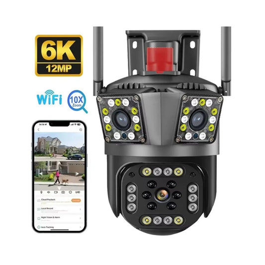 V45 6K Triple Lens outdoor security cameras nz