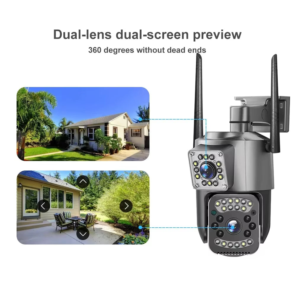 V28 8MP Dual-Lens Wireless Camera