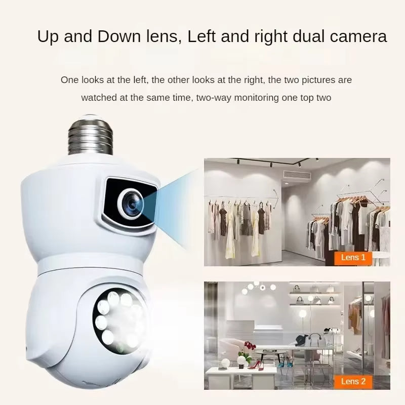 V46 8MP Dual Lens PTZ wireless security cameras