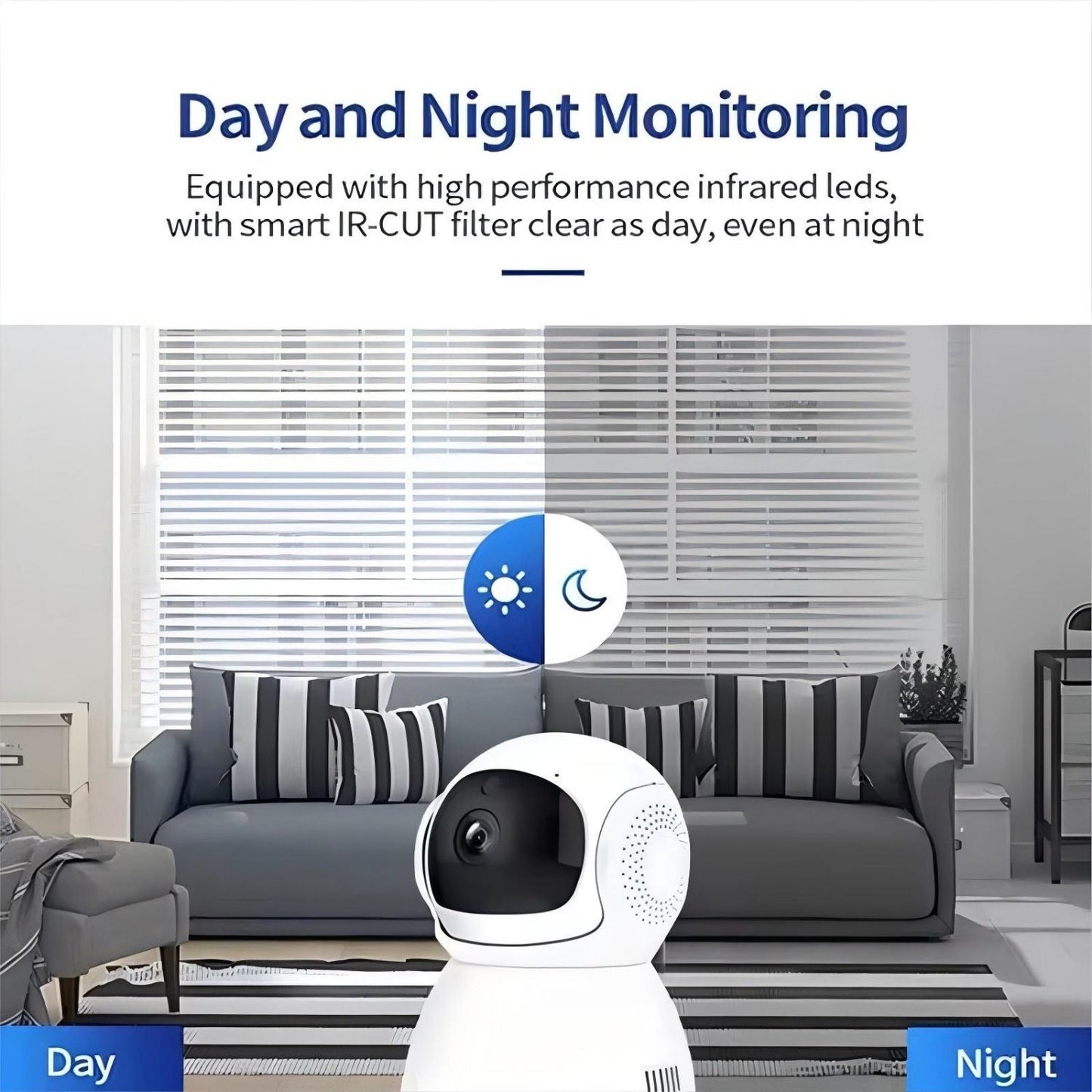 1080P Full-HD Wireless IP Camera with AI Human Detection